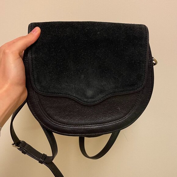Rebecca Minkoff Leather and Suede Crossbody Bag‎ - Picture 1 of 10